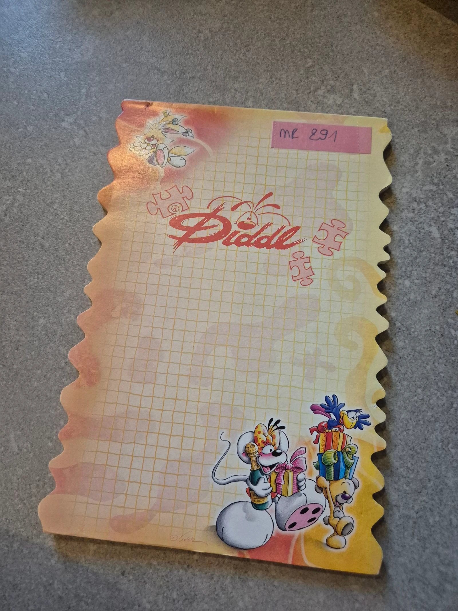Diddl blok A5 nr 291